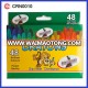 48COLOR BOX PACK WAX CRAYON