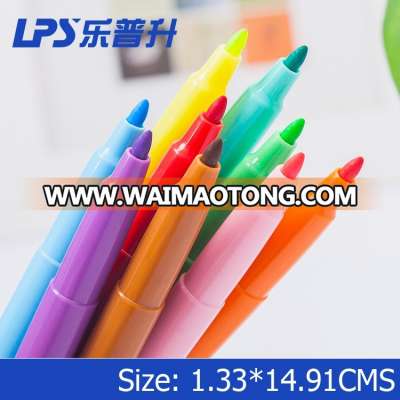 Assorted Colors Water Color Marker Fine Tip Connected Multi Color Marker Pen Supplier