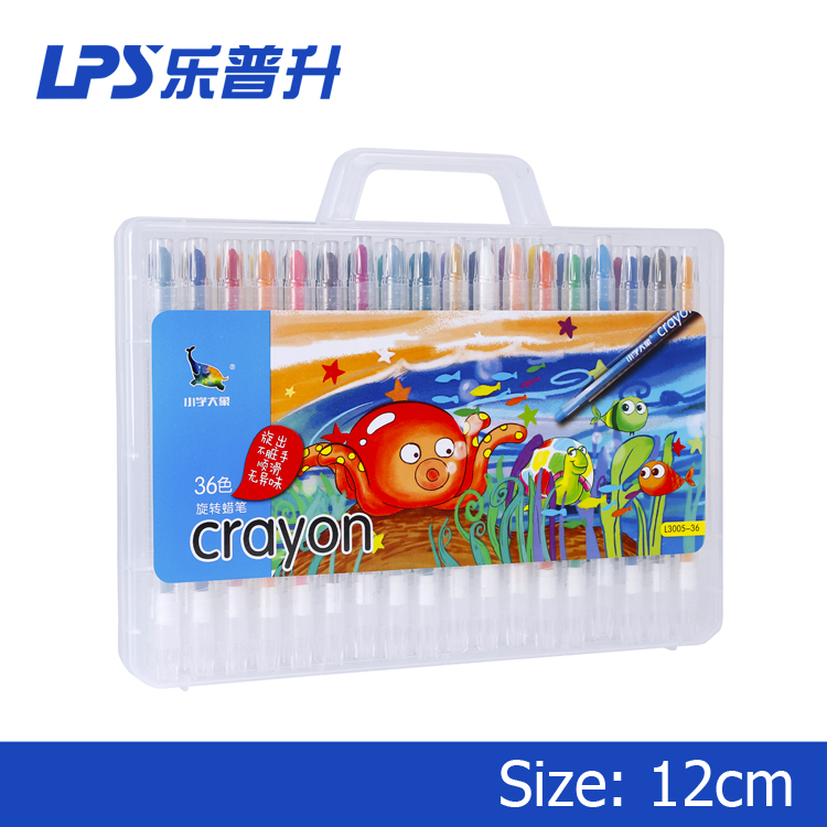 Stationery Factory Wholesale Colorful Wax Crayon For Children Chic Twistable Crayon Pen