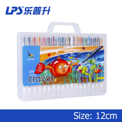 Stationery Factory Wholesale Colorful Wax Crayon For Children Chic Twistable Crayon Pen