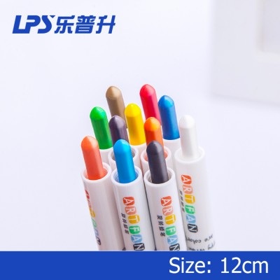 Silky Non Toxic Wax Crayon Set Wholesale 24 Color Oil Pastel Twist Crayon For Children