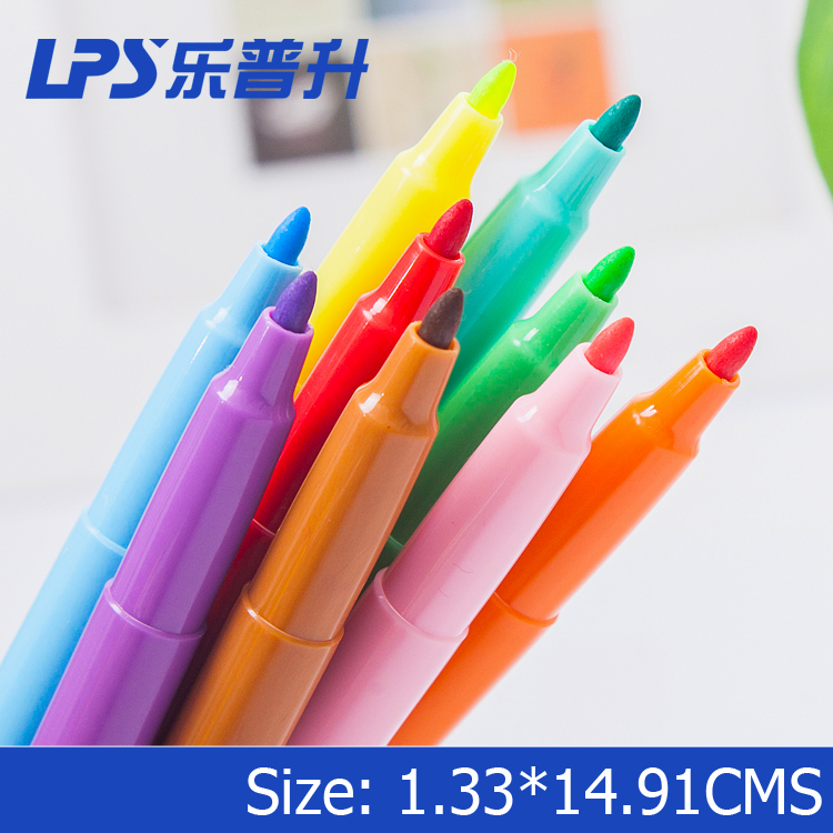 Assorted Colors Water Color Marker Pen Fine Tip Connected Multi Color Art  Marker Pen Supplier