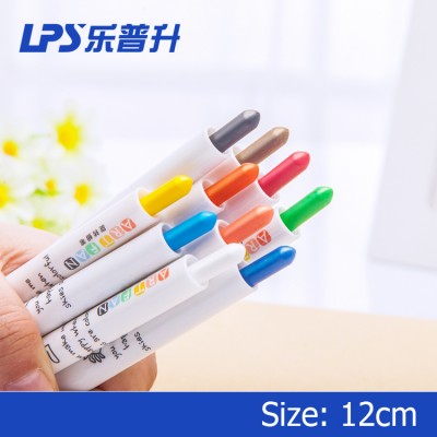 Wholesale Non Toxic Children Painting Crayon Set 17cm Twistable Oil Crayon Pen