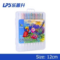 18 Colors PP Box Pack Crayon Set For Children Gift Twist Up Oil Silky Non Toxic Crayon Pen